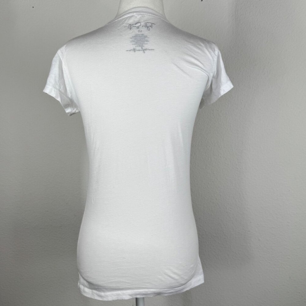 Taylor Swift Speak Now Graphic T Shirt White Size M Short Sleeve - Picture 3 of 8